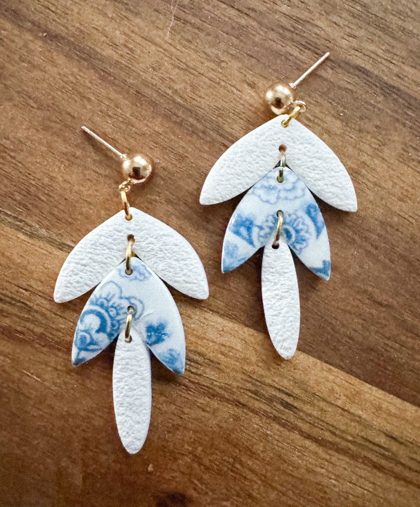 Floral Drops in Blue