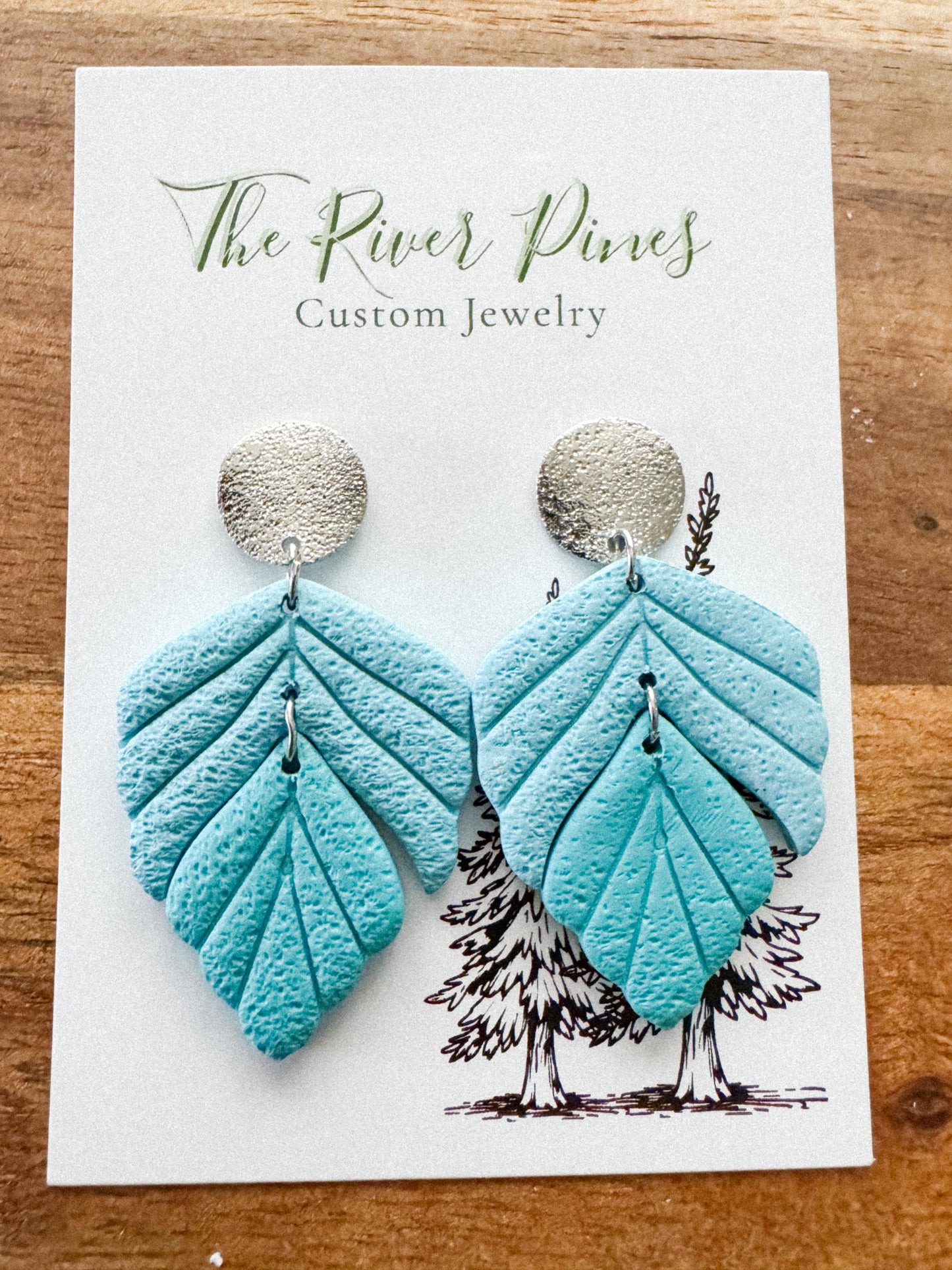 Feathers in Shades of Blue