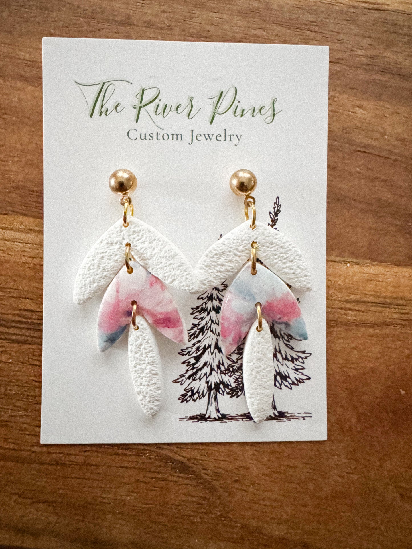 Floral Drops in Pink