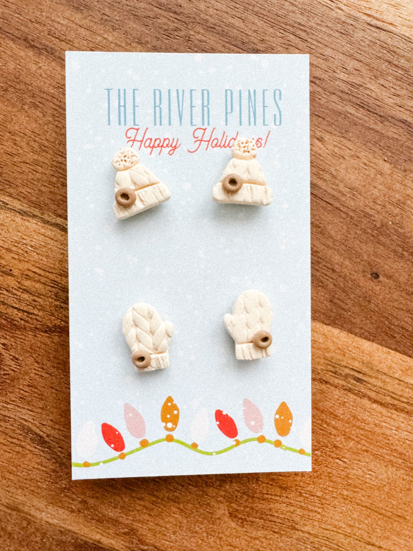 Winter Hat and Mitten Studs