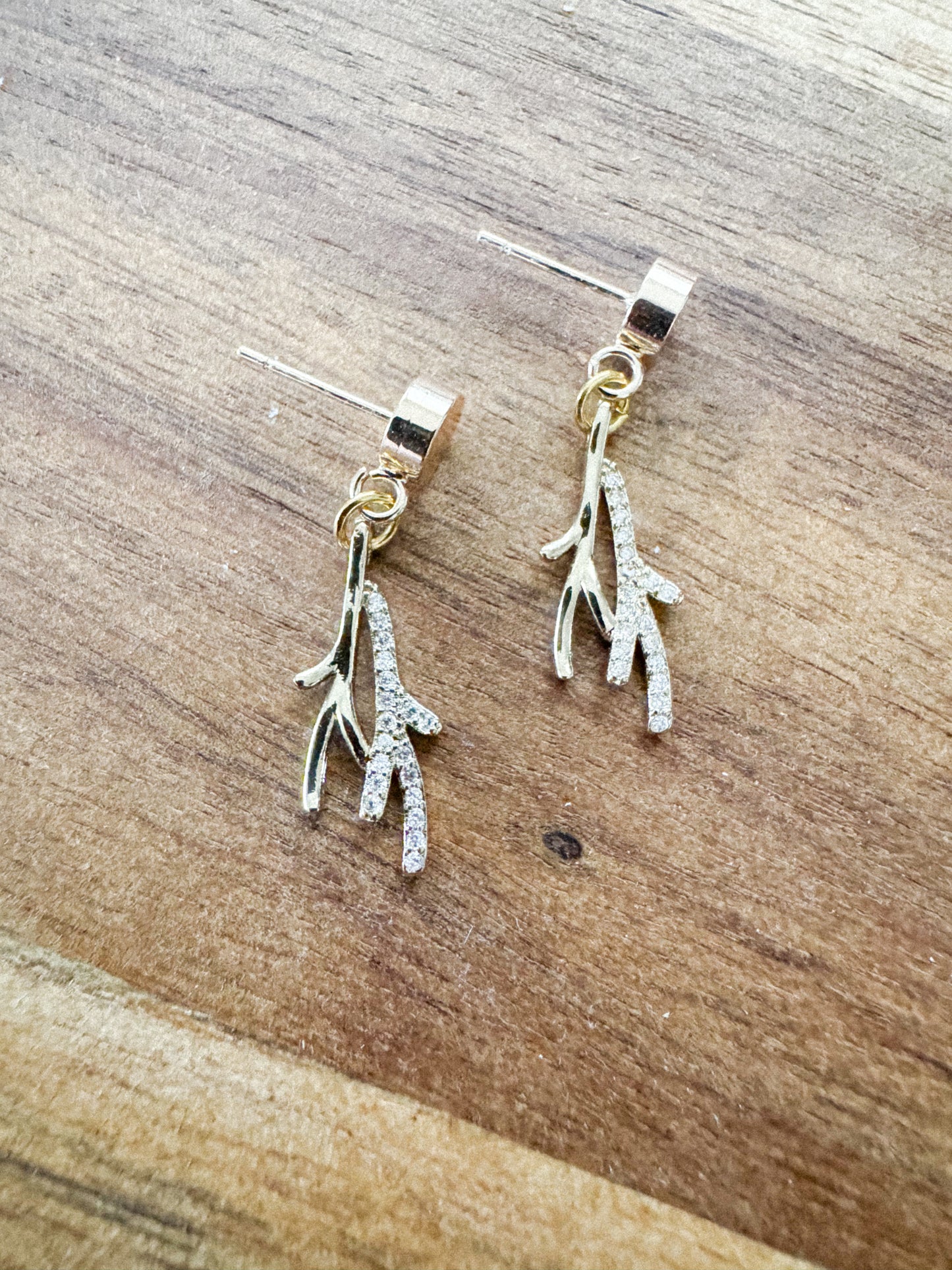 Gold Frosted Antlers