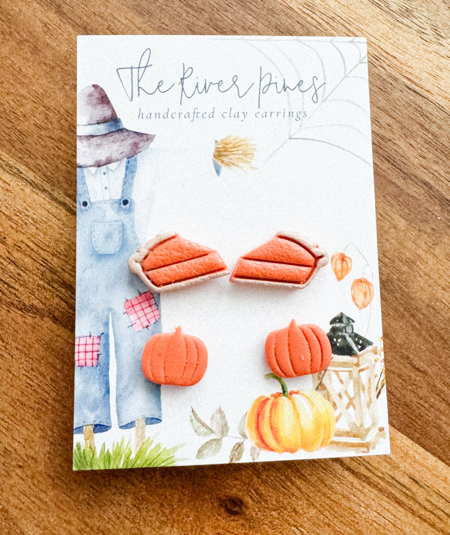 Pumpkin and Pie Studs